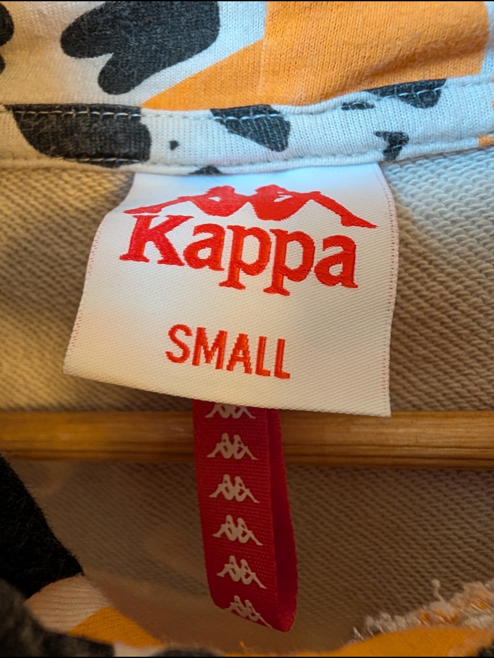 Kappa Women's Orange Camo Hoodie - S - Picture 3 of 10